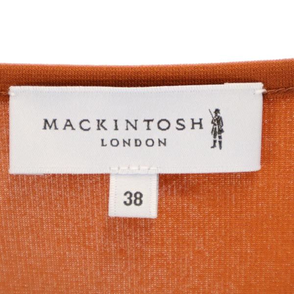 Mackintosh マッキントッシュ 三陽商会 長袖 切替 カットソー 38 ブラウン系 レディース