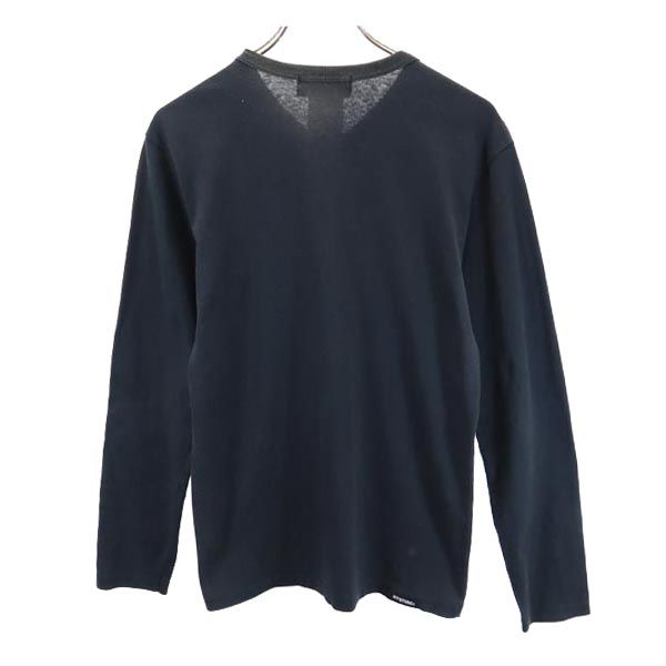 HYSTERIC ヒステリック 日本製 ロゴプリント 長袖 Tシャツ FREE ブラック系 ロンT レディース