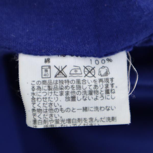 Hanes ヘインズ 日本製 半袖 Vネック Tシャツ S ネイビー系 ポケT メンズ