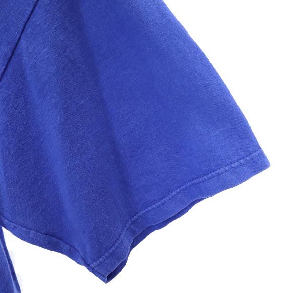 Velva Sheen ベルバシーン 90s USA製 オールド ミッキーマウス 半袖 Tシャツ XL ブルー系 レディース