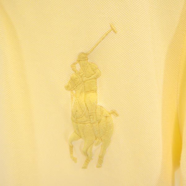 Polo by Ralph Lauren ポロバイラルフローレン 半袖 ポロシャツ S 黄系 鹿の子 メンズ