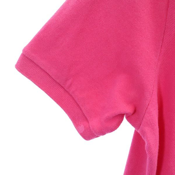 LAUREN RALPH LAUREN ローレンラルフローレン 半袖 ポロシャツ S ピンク 鹿の子 レディース