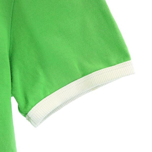 DOLCE&GABBANA ドルチェアンドガッバーナ 半袖 Vネック Tシャツ USAXS グリーン系 トリム メンズ