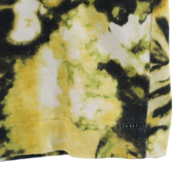 TOGA トーガ 日本製 総柄 半袖 Tシャツ 44 イエロー系 メンズ