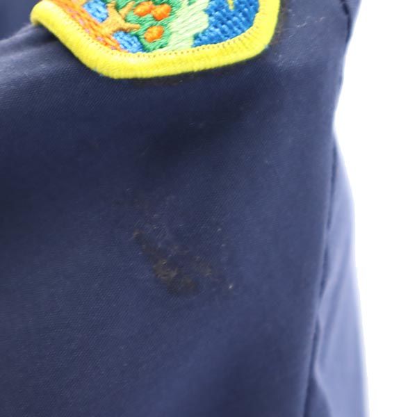 BOY SCOUTS OF AMERICA ボーイスカウト USA製 半袖 シャツ YOUTH MEDIUM ネイビー系 アウトドア キッズ