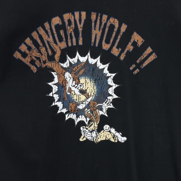 Hanes ヘインズ プリント 半袖 Tシャツ M ブラック系 メンズ