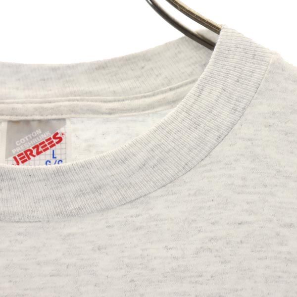 JERZEES ジャージーズ 90s USA製 横浜マリノス プリント 半袖 Tシャツ L グレー系 メンズ
