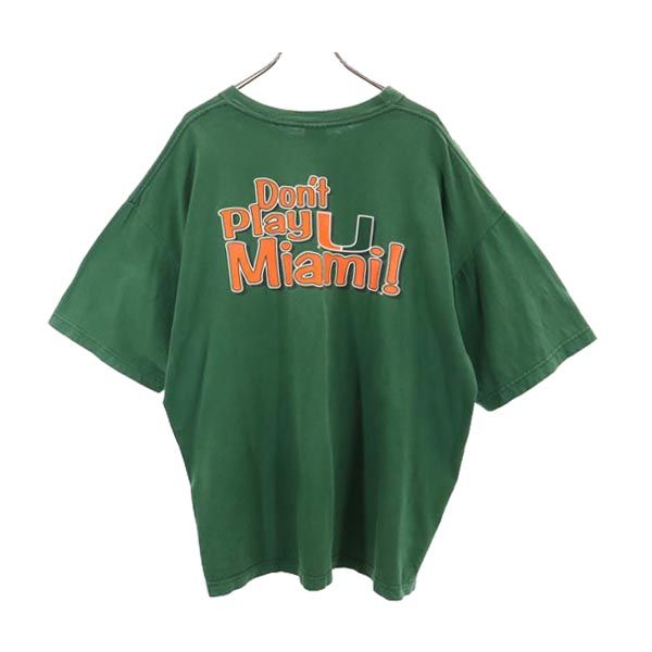 STARTER スターター プリント 半袖 Tシャツ XL グリーン系 メンズ