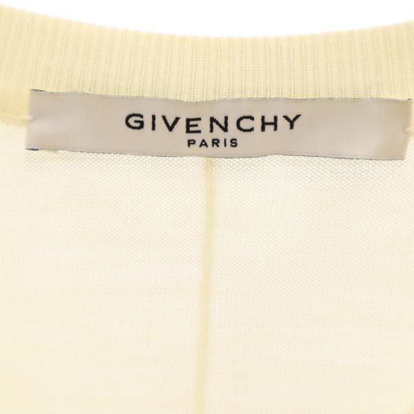 GIVENCHY ジバンシィ 半袖 ニット カーディガン XS ホワイト系 レディース