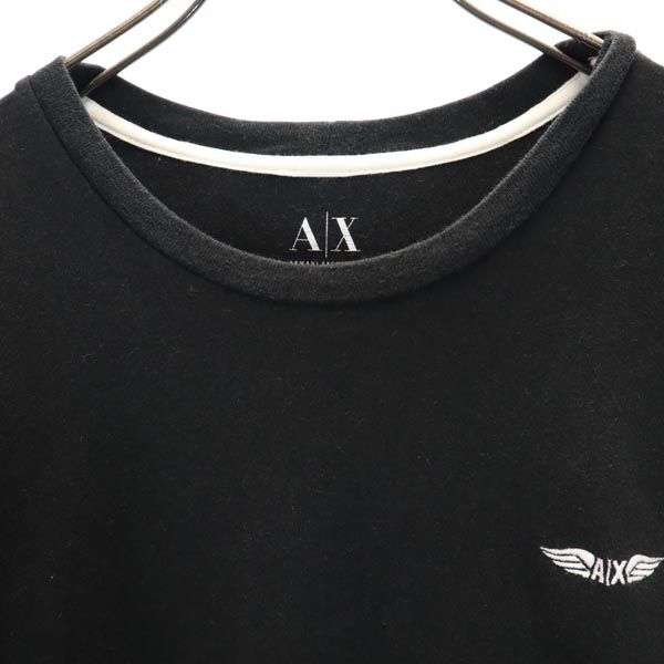 ARMANI EXCHANGE アルマーニエクスチェンジ 半袖 Tシャツ M 黒 メンズ