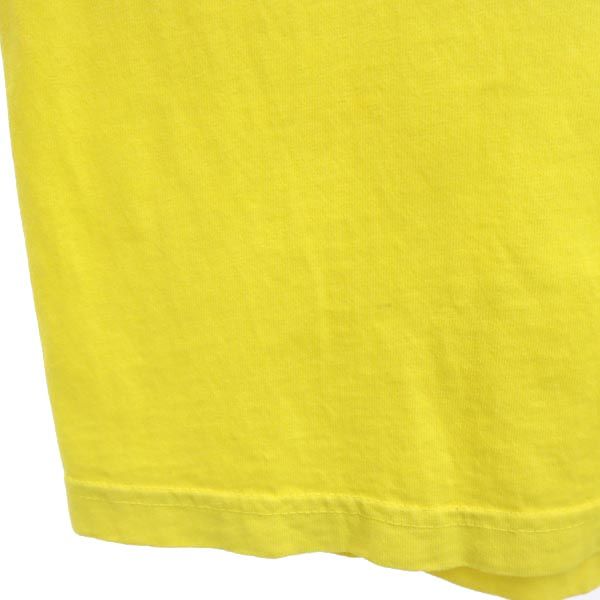 UNDEFEATED アンディフィーテッド ロゴプリント 半袖 Tシャツ S イエロー メンズ