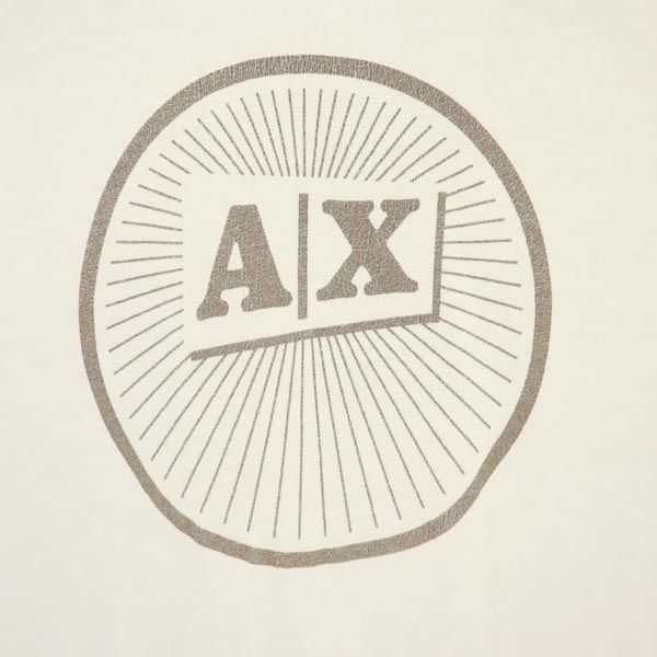 ARMANI EXCHANGE アルマーニエクスチェンジ ロゴプリント 半袖 Tシャツ S ホワイト系 メンズ