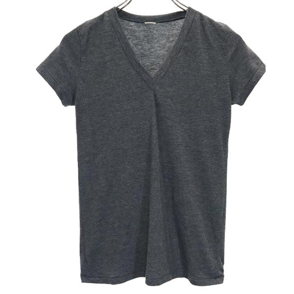 Ron Herman ロンハーマン 半袖 Vネック Tシャツ XS グレー系 レディース