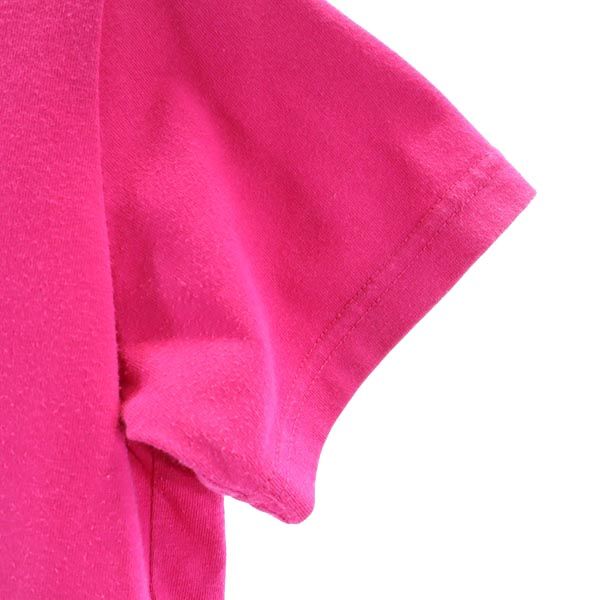 THE NORTH FACE ノースフェイス NTW3490X ロゴプリント 半袖 Tシャツ M ピンク系 アウトドア レディース