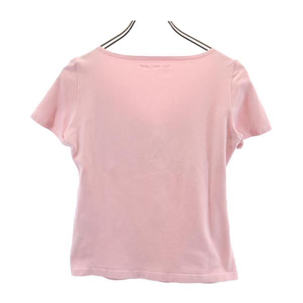 FOXEY NEW YORK フォクシーニューヨーク 日本製 半袖 Tシャツ 40 ピンク系 カットソー アシンメトリー タンクトップ レディース