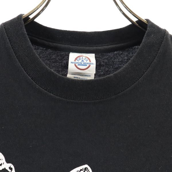 DELTA MAGNUM WEIGHT デルタ フーターズ フーターズ 両面 プリント 半袖 Tシャツ S 黒 メンズ
