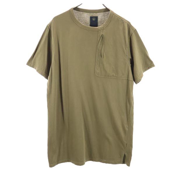 maharishi マハリシ 半袖 Tシャツ M ブラウン系 胸ポケット メンズ