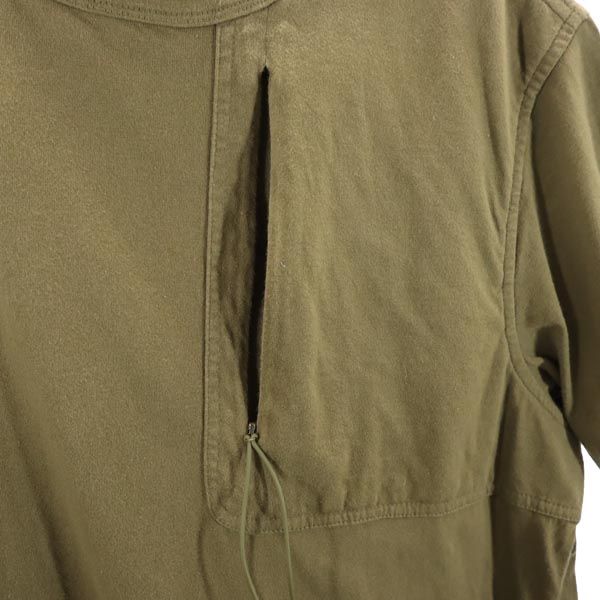 maharishi マハリシ 半袖 Tシャツ M ブラウン系 胸ポケット メンズ