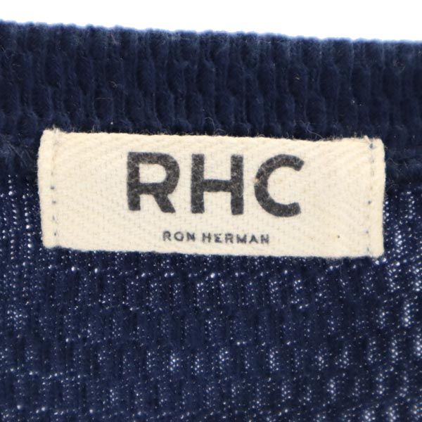 RHC Ron Herman アールエイチシー ロンハーマン 日本製 半袖 Tシャツ S ネイビー ストレッチ レディース
