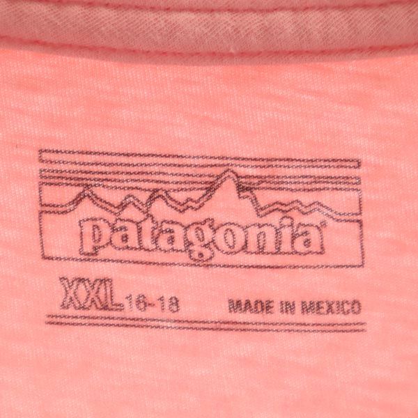 patagonia パタゴニア 半袖 Tシャツ XXL ピンク アウトドア キッズ