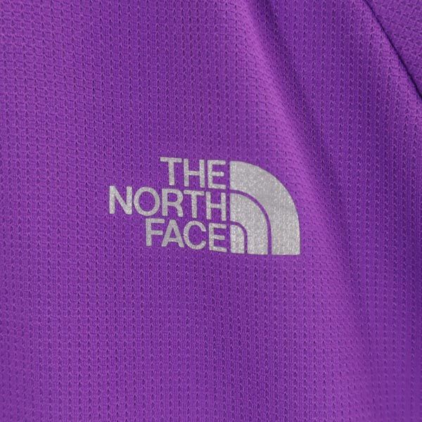 THE NORTH FACE ノースフェイス ロゴプリント 半袖 Tシャツ M 紫 レディース