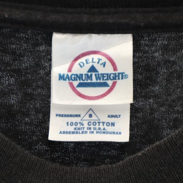 DELTA MAGNUM WEIGHT デルタマグナムウエイト バックロゴプリント 半袖 Tシャツ S 黒 メンズ