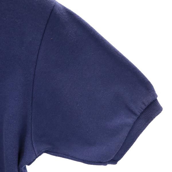 Polo by Ralph Lauren ポロバイラルフローレン 80s 緑タグ ボーイズ ロゴ刺繍 半袖 ポロシャツ L ネイビー系 レディース