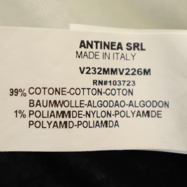 エンポリオアルマーニ ボーダー ノースリーブ ニット カットソー 40 白×黒 Emporio Armani レディース