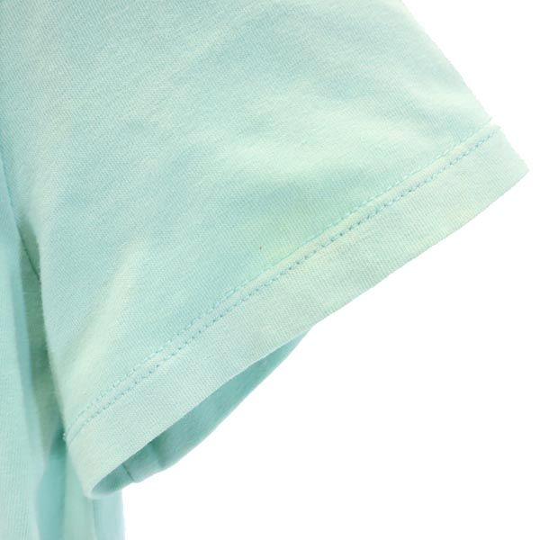 MAX MARA マックスマーラ プリント 半袖 Tシャツ L 水色系 ラインストーン レディース