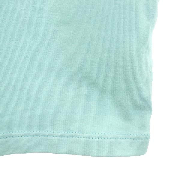 MAX MARA マックスマーラ プリント 半袖 Tシャツ L 水色系 ラインストーン レディース