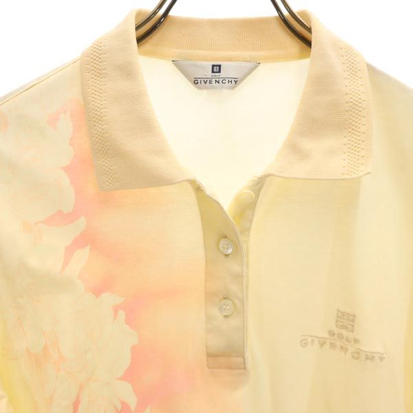 GIVENCHY GOLF ジバンシーゴルフ 日本製 ゴルフ 半袖 ポロシャツ ベージュ系 レディース
