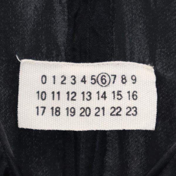エムエムシックス イタリア製 長袖 カットソー 38 ブラック系 MM6 Maison Margiela レディース