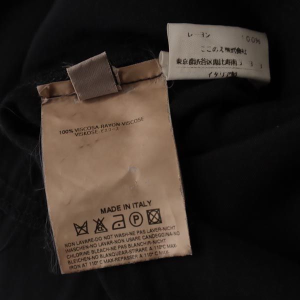 エムエムシックス イタリア製 長袖 カットソー 38 ブラック系 MM6 Maison Margiela レディース