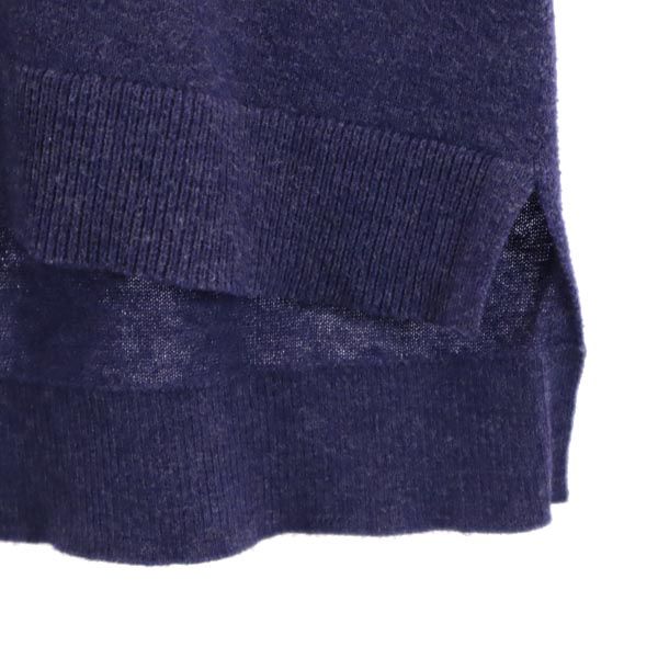 patagonia パタゴニア コットンブレンド 半袖 ニット S 紺 フレンチスリーブ セーター アウトドア レディース
