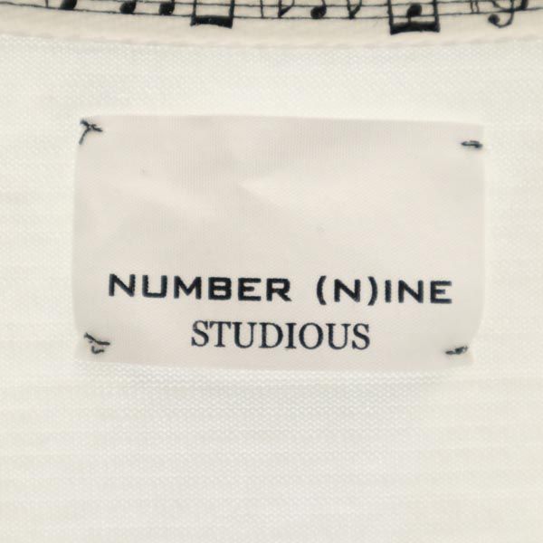 NUMBER(N)INE ナンバーナイン 日本製 半袖 Tシャツ 1 ホワイト系 メンズ