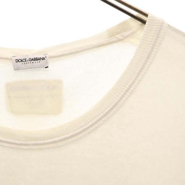 DOLCE&GABBANA ドルチェアンドガッバーナ 半袖 Tシャツ USA XS ホワイト系 メンズ