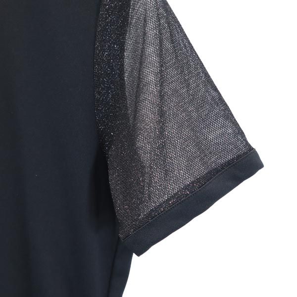 未使用 mila schon ミラショーン 日本製 半袖 カットソー 40 黒 レディース