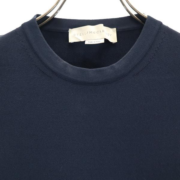 STELLA McCARTNEY ステラマッカトニー イタリア製 半袖 ニット 36 紺 フレンチスリーブ セーター レディース