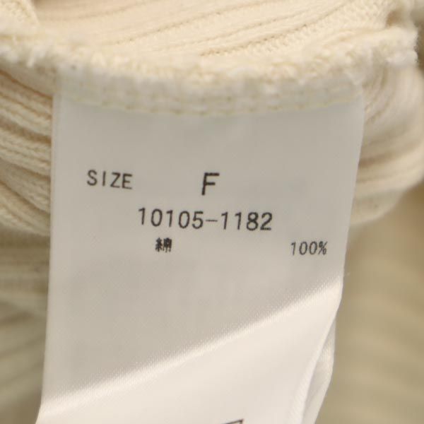 CLANE クラネ ノースリーブ カットソー F ベージュ系 レディース