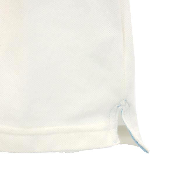 BEAMS ビームス 日本製 ゴルフ ノースリーブ ポロシャツ M 白 鹿の子 レディース