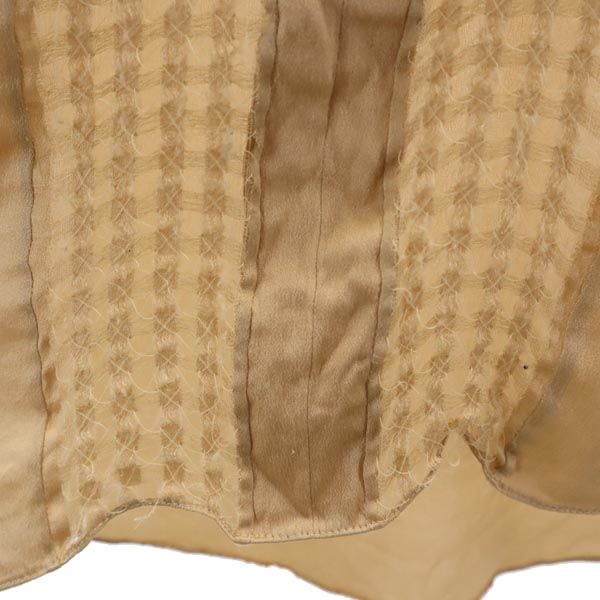 Chloe クロエ シルク 半袖 カットソー 34 キャメル レディース