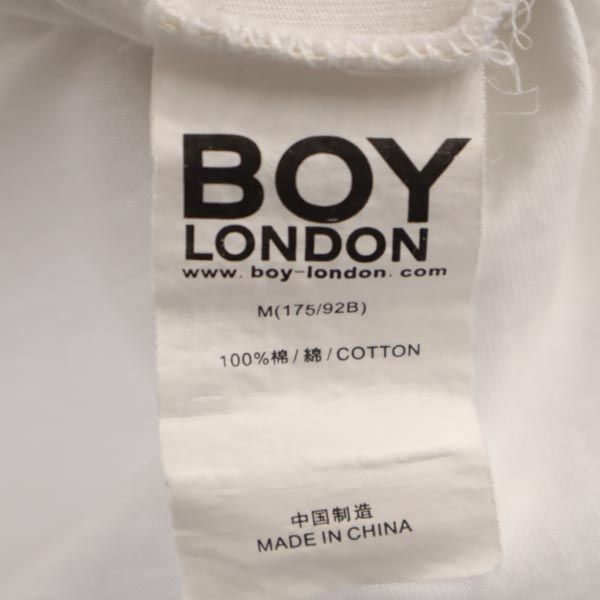 BOY LONDON ボーイロンドン バックプリント 半袖 Tシャツ M ホワイト系 メンズ