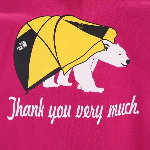 THE NORTH FACE ノースフェイス NTW3473X ロゴ 半袖 Tシャツ M ピンク系 アウトドア レディース