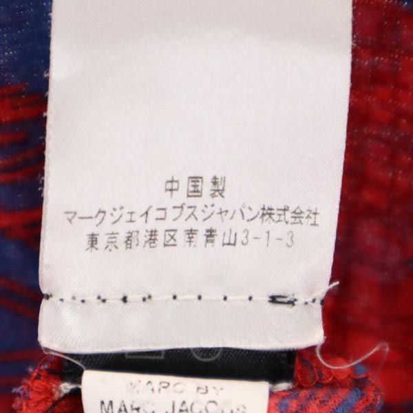 MARC BY MARC JACOBS マークバイマークジェイコブス 総柄 半袖 Tシャツ XS レッド系 カットソー レディース