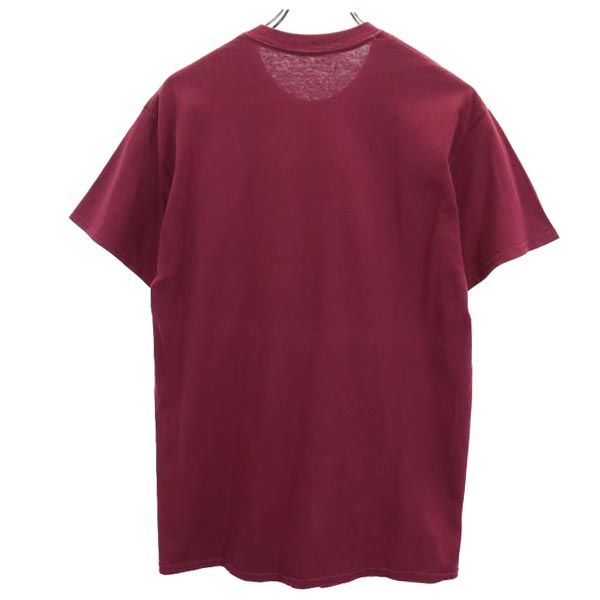 HUF ハフ プリント 半袖 Tシャツ M えんじ メンズ