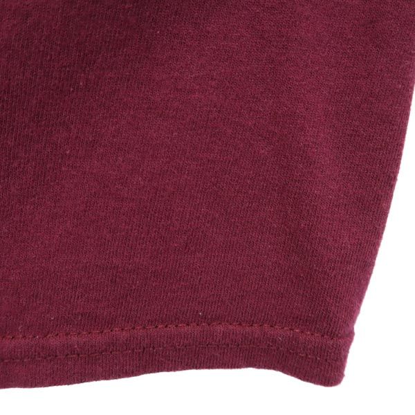 HUF ハフ プリント 半袖 Tシャツ M えんじ メンズ