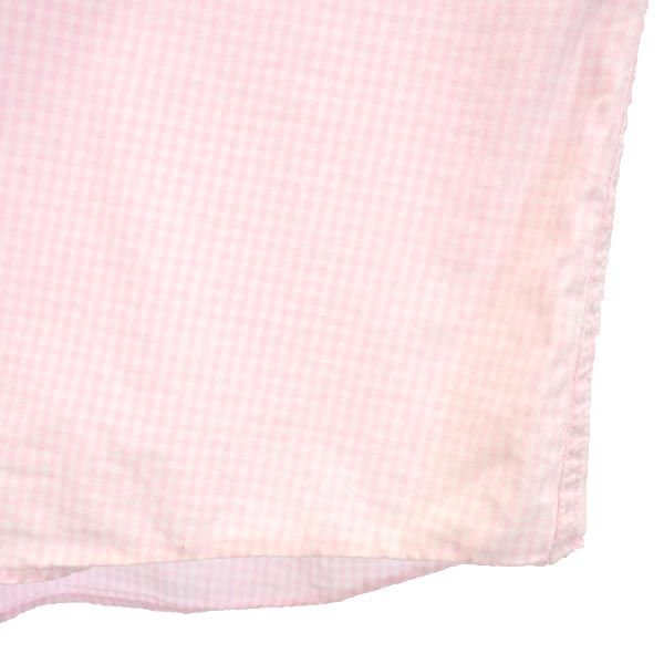 BURBERRY BLACK LABEL バーバリーブラックレーベル 三陽商会 チェック柄 半袖 シャツ 1 ピンク系 メンズ