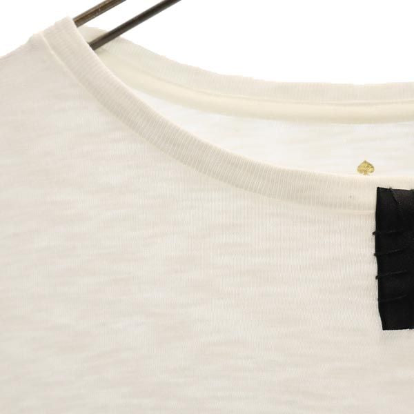 Kate Spade ケイトスペード リボン 半袖 Tシャツ XS ホワイト レディース