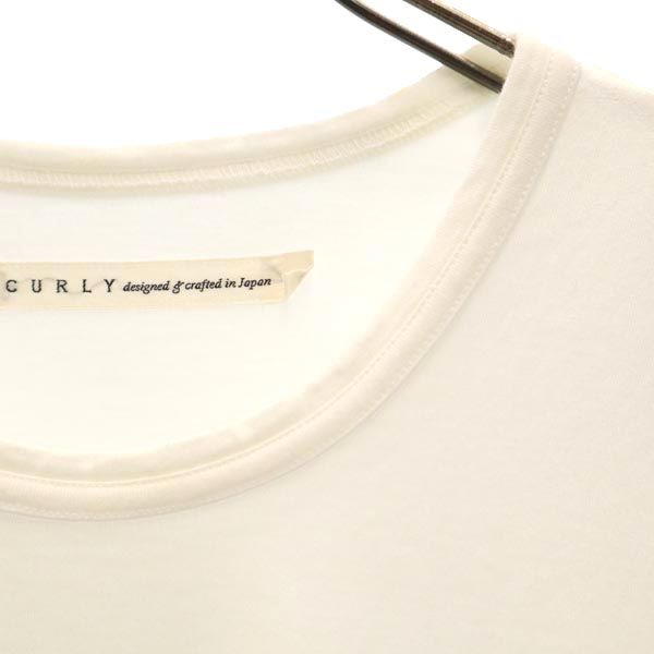 CURLY カーリー 日本製 半袖 Tシャツ 1 ホワイト メンズ