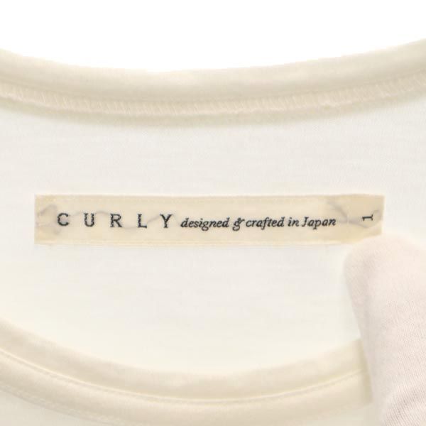 CURLY カーリー 日本製 半袖 Tシャツ 1 ホワイト メンズ